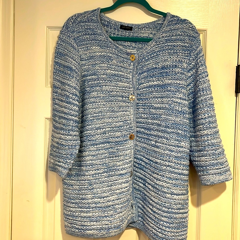 Perfect Condition: J.Jill chunky knit jacket.